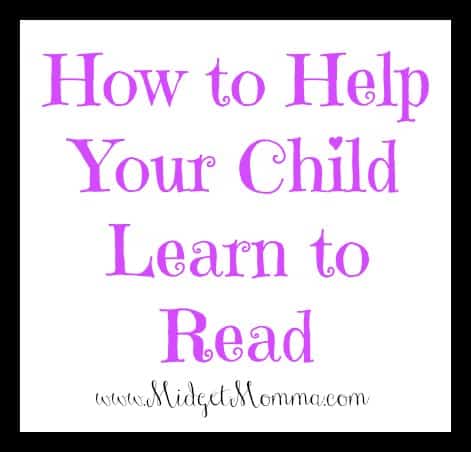 How to Help Your Child Learn to Read