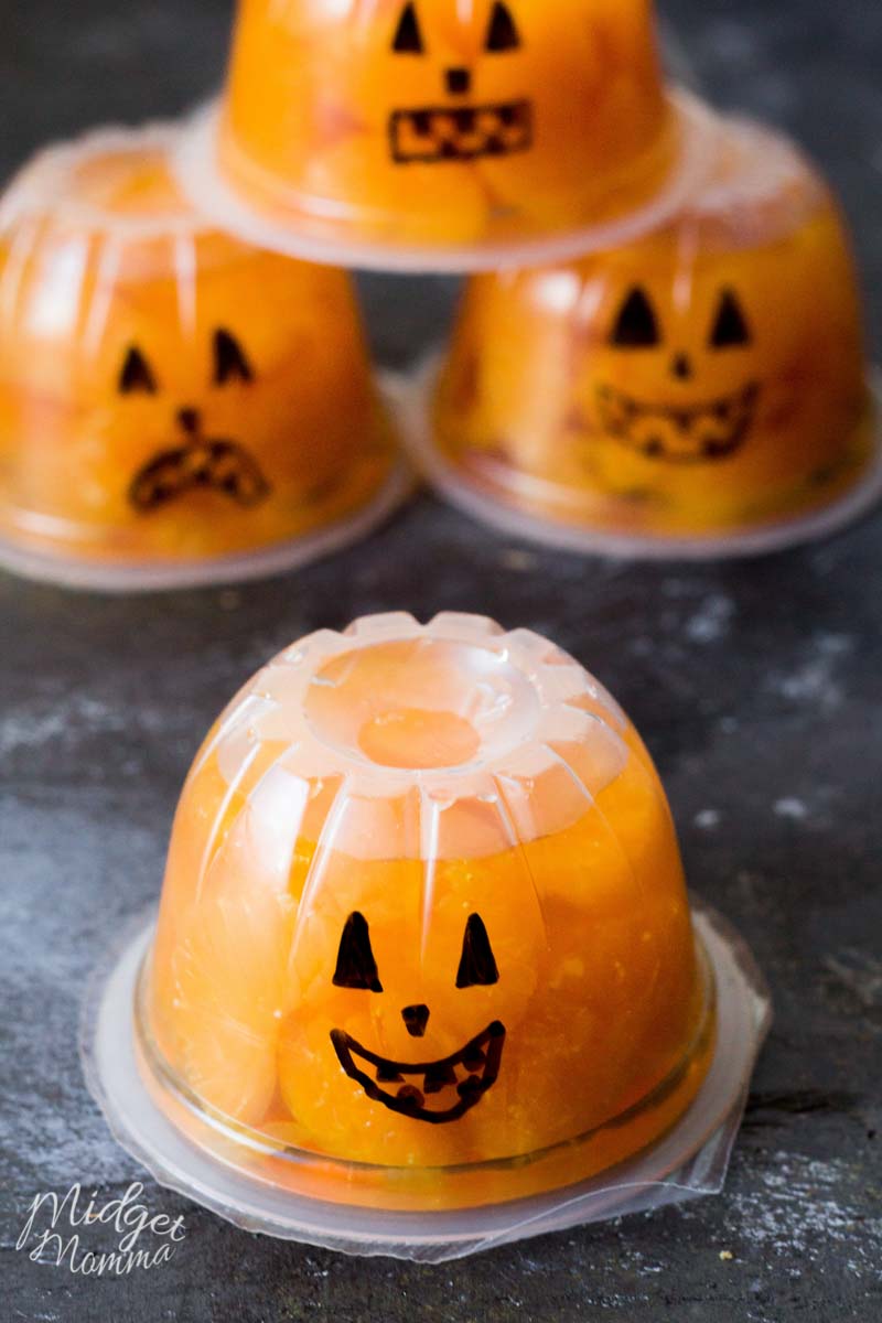 Jack-O-Lantern Fruit Cups