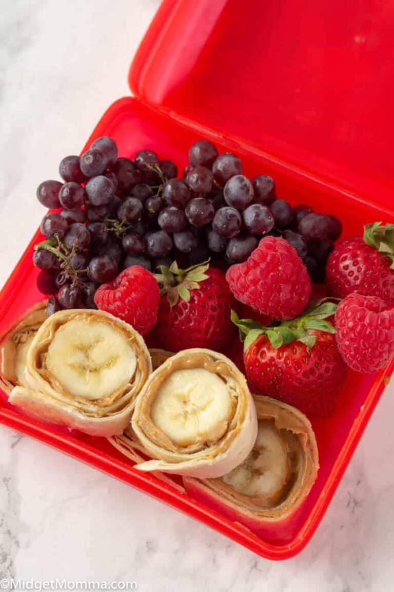 Peanut Butter Banana Roll Ups (Easy Lunch or Snack!)