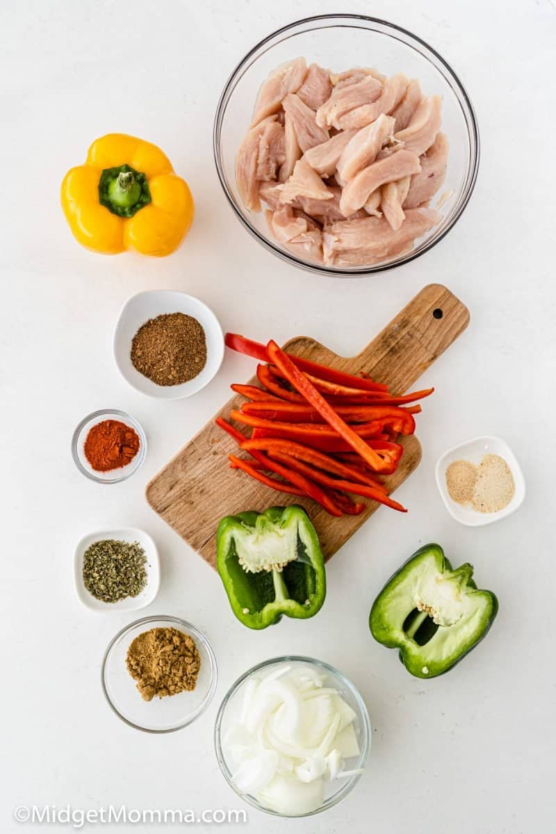 Slow Cooker Chicken Fajitas  ingredients