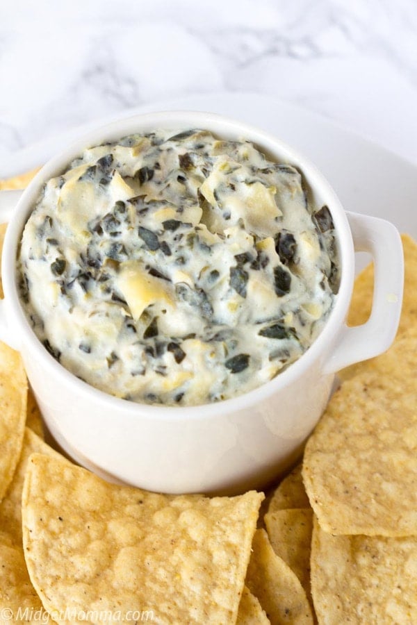 Slow Cooker Spinach Artichoke Dip - Gimme Some Oven