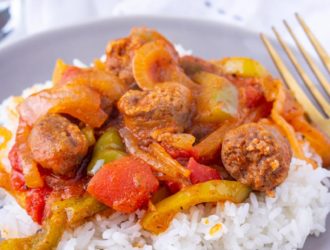 crock pot sausage and peppers
