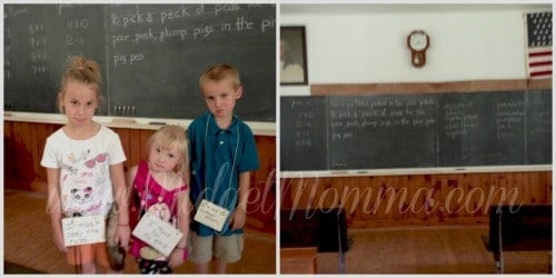 school house at quiet valley
