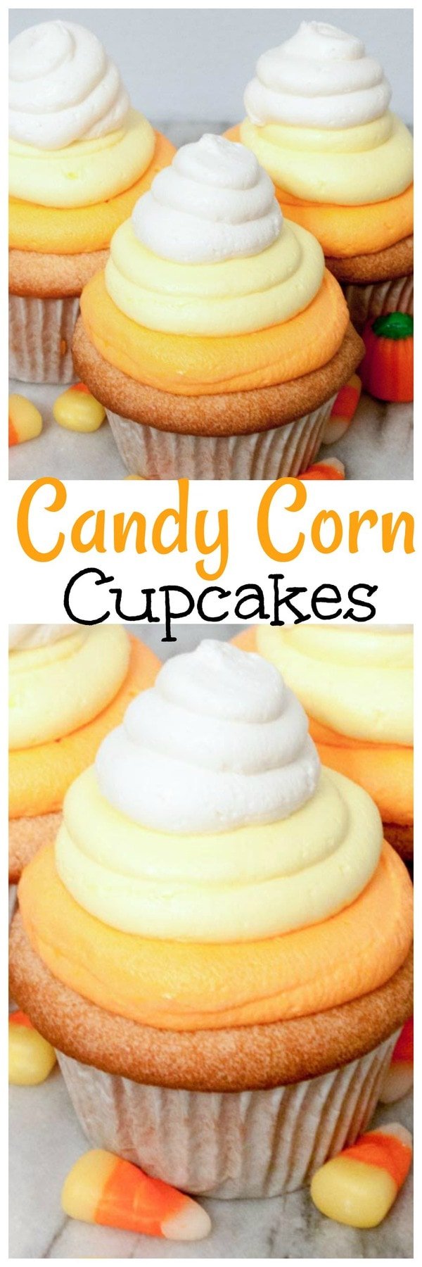 Candy Corn Cupcakes