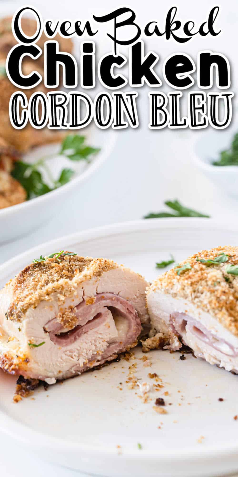 Easy Oven Baked Chicken Cordon Bleu Recipe