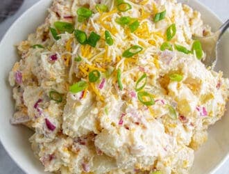 Loaded Bacon Ranch Potato Salad