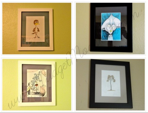 diy framed wall art