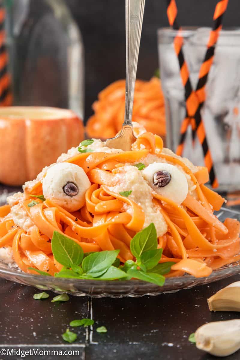 Orange Halloween Pasta