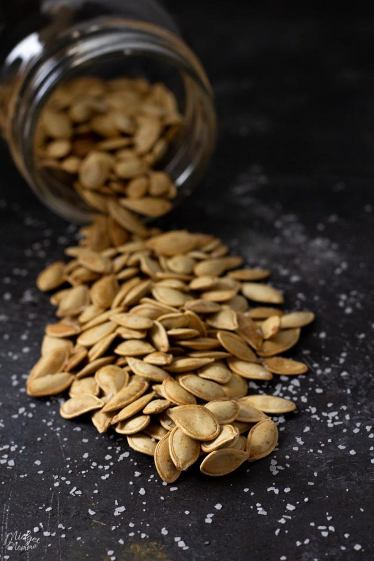 Easy Toasted Pumpkin Seed Recipe • MidgetMomma