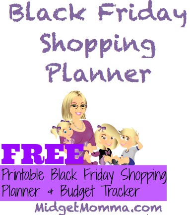 FREE Black Friday Printable Shopping Panner