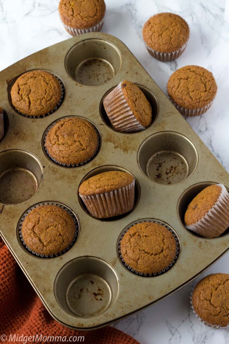 Whole Wheat healthy pumpkin muffins