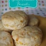 Garlic Cheddar Biscuits. These Garlic Cheddar Biscuits are a perfect bread to have at any meal! They are always gone crazy fast when I make them for dinner
