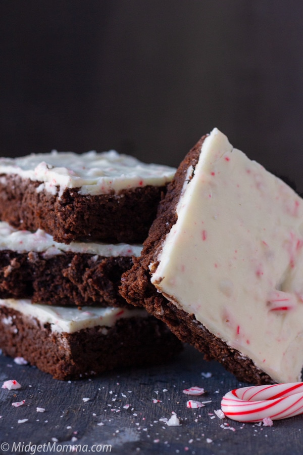 Peppermint Bark Brownies