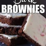 Peppermint Bark Brownies