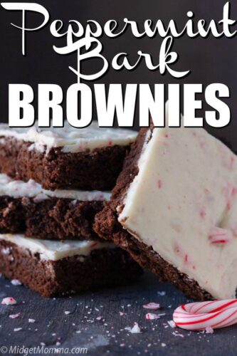 Peppermint Bark Brownies