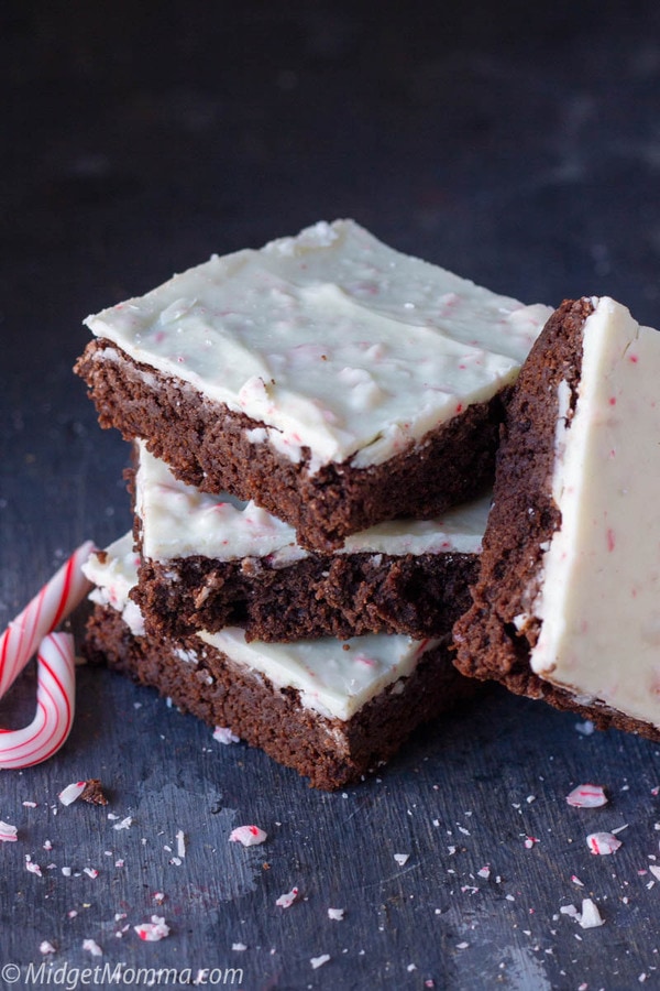 Peppermint Bark Brownies