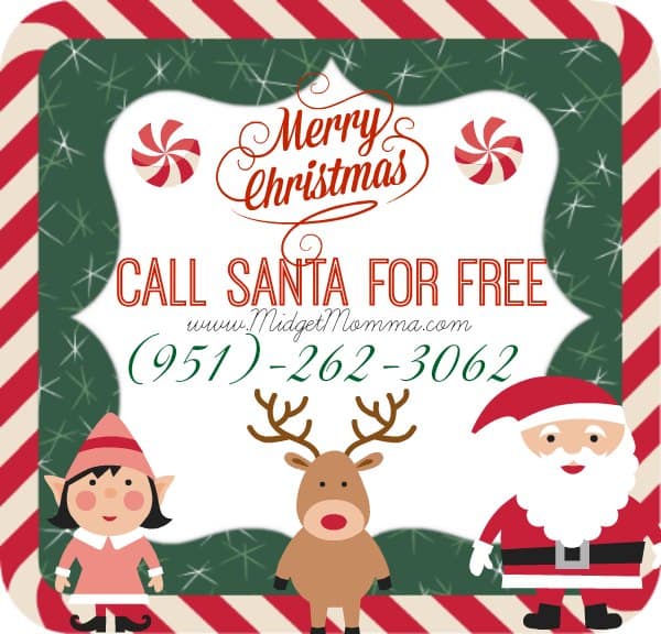 Call Santa for FREE With his personal phone number