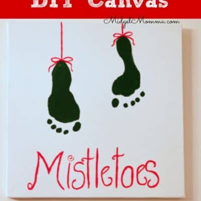 Baby Mistletoes DIY Canvas