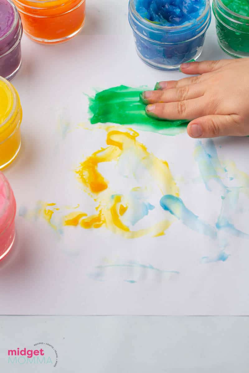 Easy Finger Paint Recipe - Little Bins for Little Hands