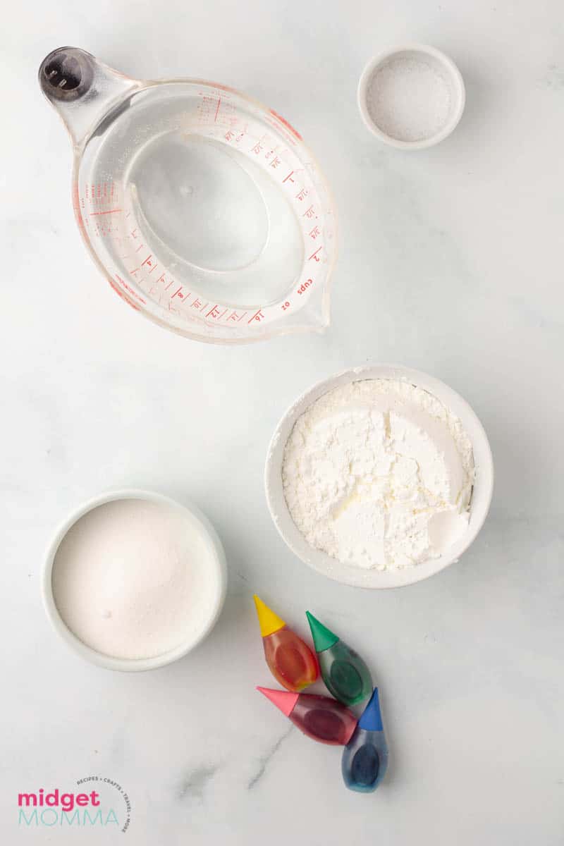 Homemade Finger Paint ingredients