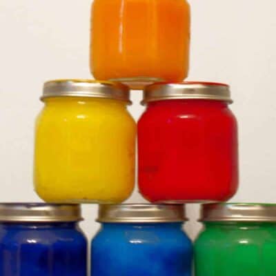 homemade finger paint