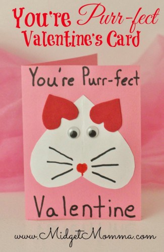 DIY You're Purr-fect Valentine's Card homemade valentine's day card.jpg