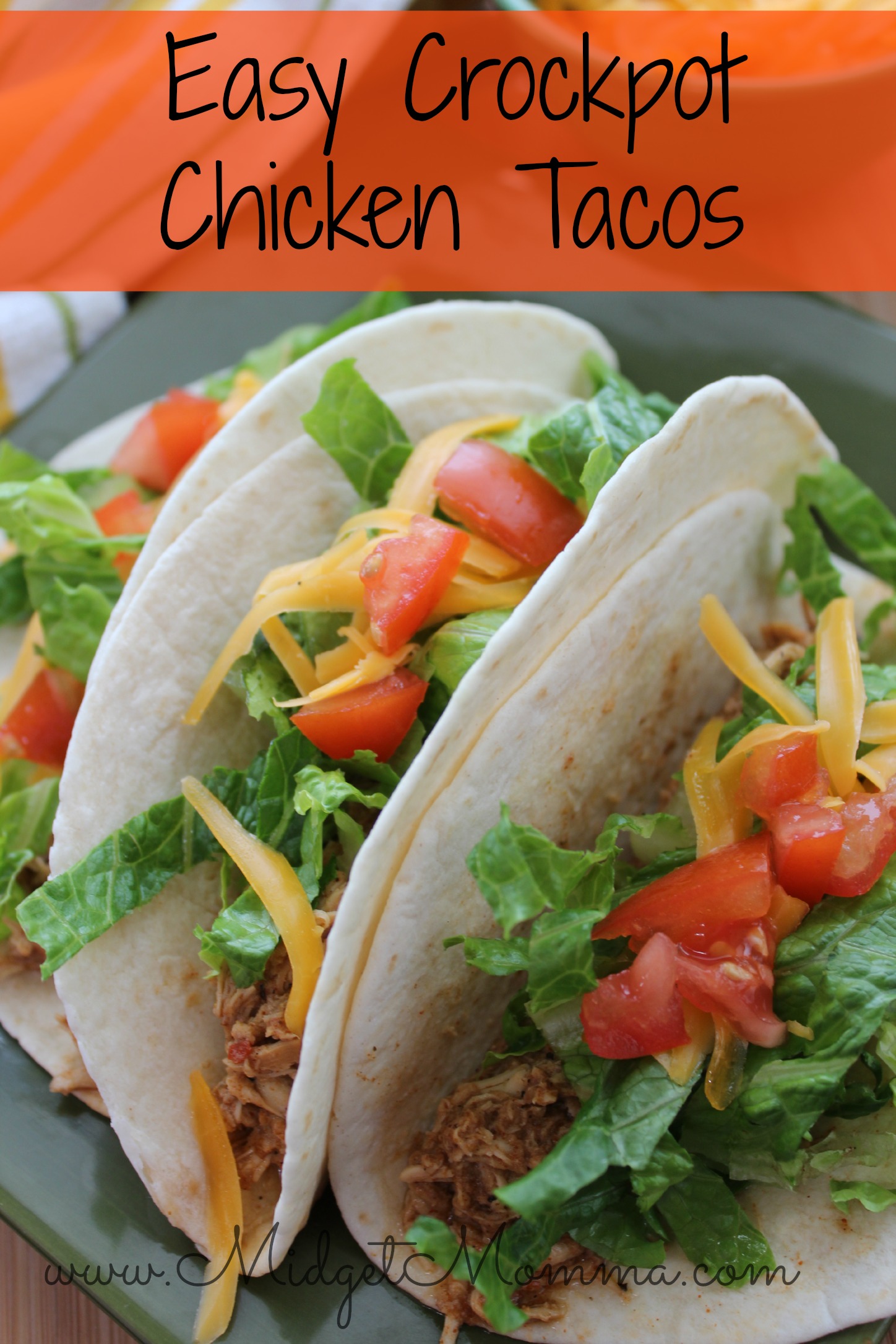 Easy Crockpot Chicken Tacos