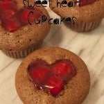 Chocolate Cherry Sweet Heart Cupcakes brings together that great flavor of chocolate and cherries. They are sure simple to make but they are so cute.