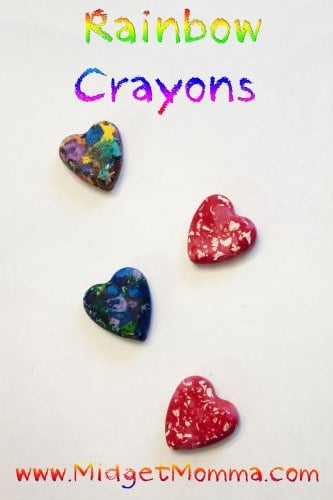 Do it Yourself Rainbow Crayons