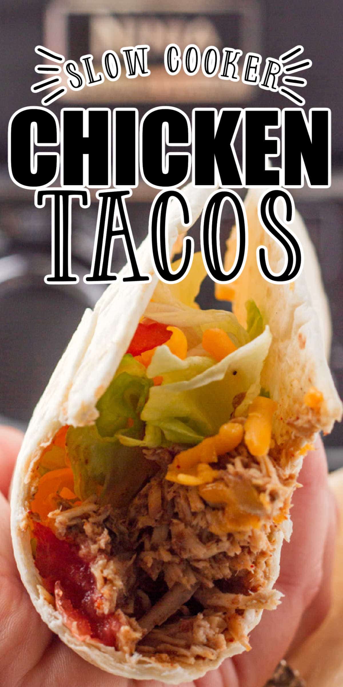 Easy Slow Cooker Chicken Taco Meat Perfect for Taco Night!