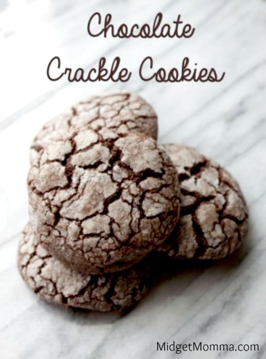 Chocolate Crackle Cookies. Amazing chocolate cookies that are yummy that everyone will love. Great Christmas cookies! Chocolate Crackle Cookies