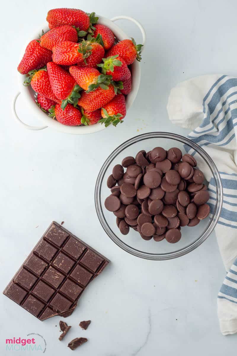 dark chocolate covered strawberries ingredients