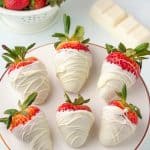 White Chocolate Covered Strawberries