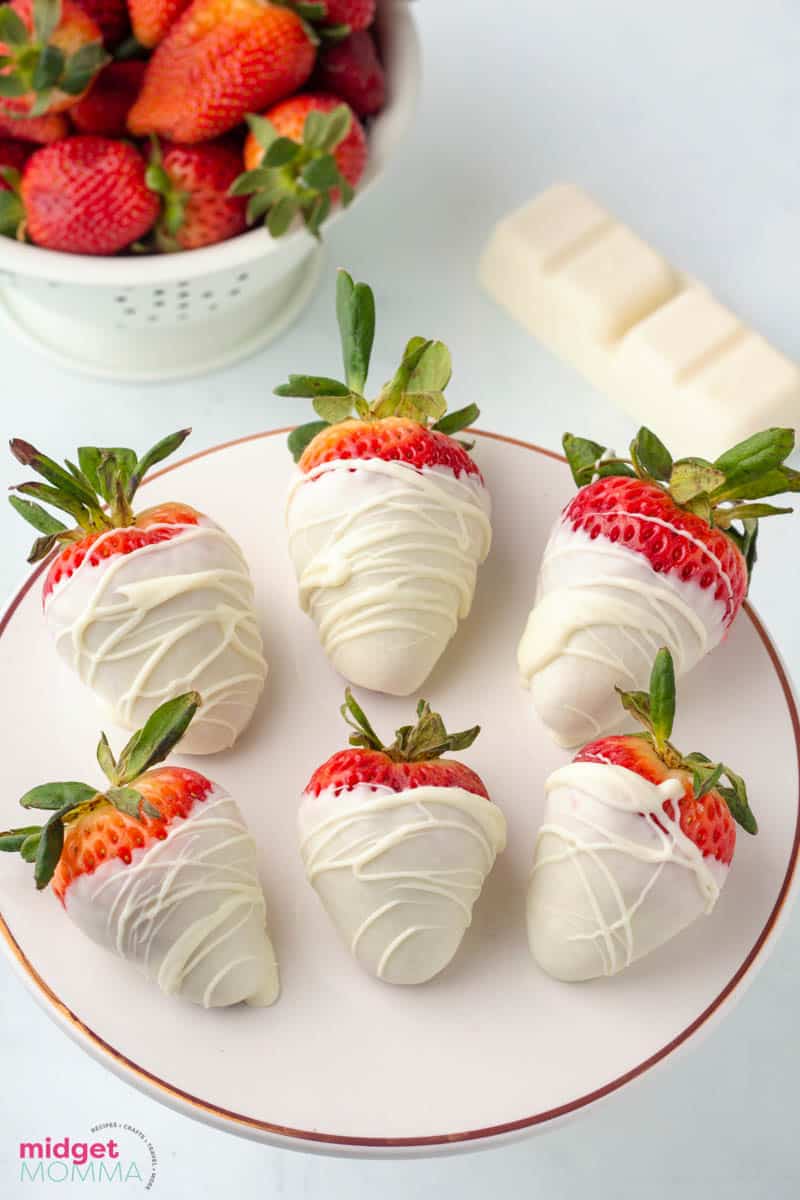 White Chocolate Covered Strawberries