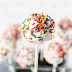 Homemade cake pops