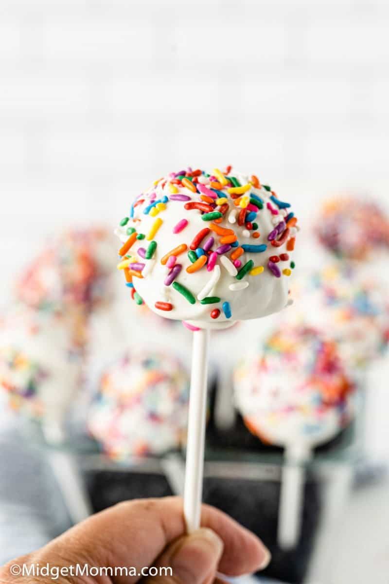 Homemade cake pops