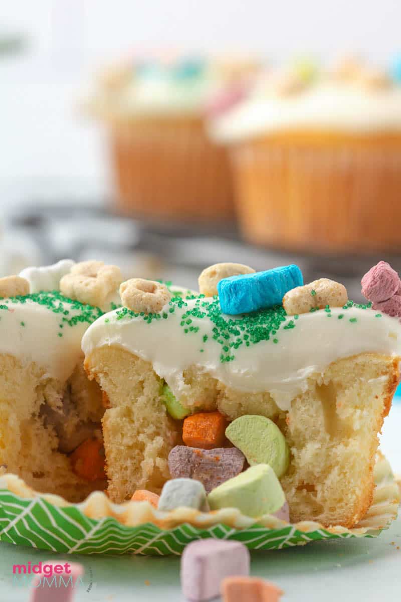 Lucky Charms Cupcakes