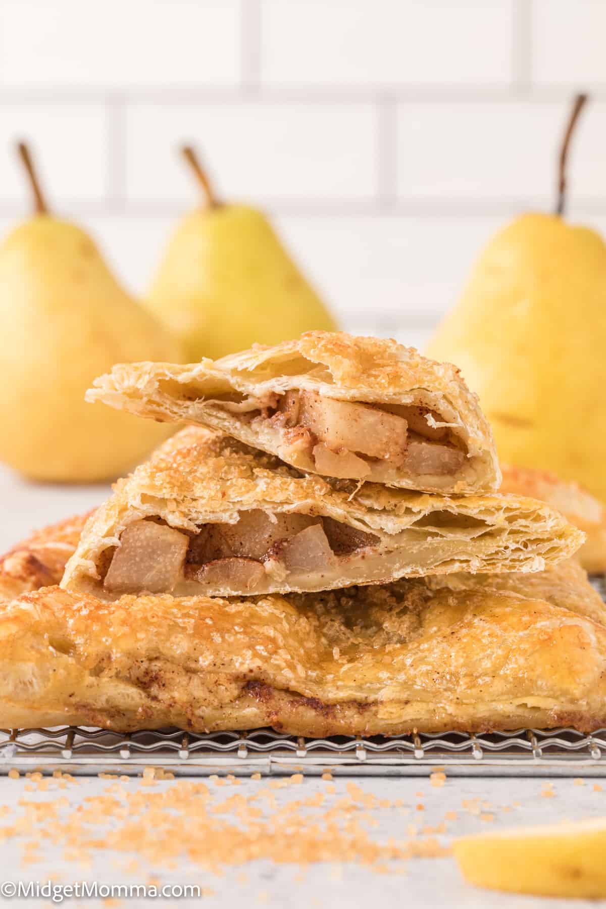 Puff pastry Pear Turnovers Recipe
