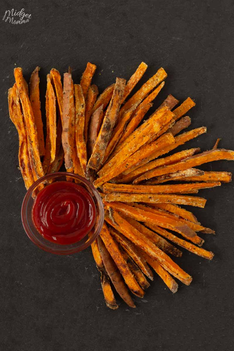 baked sweet potato fries