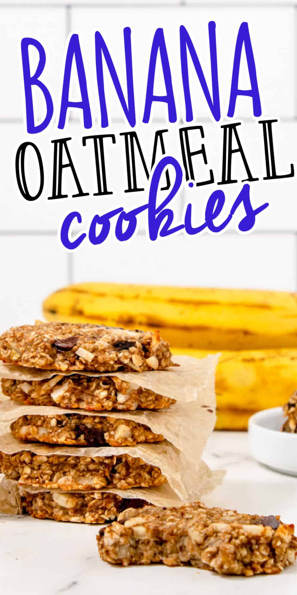 Banana Oatmeal Cookies Recipe ONLY 2 Ingredients!