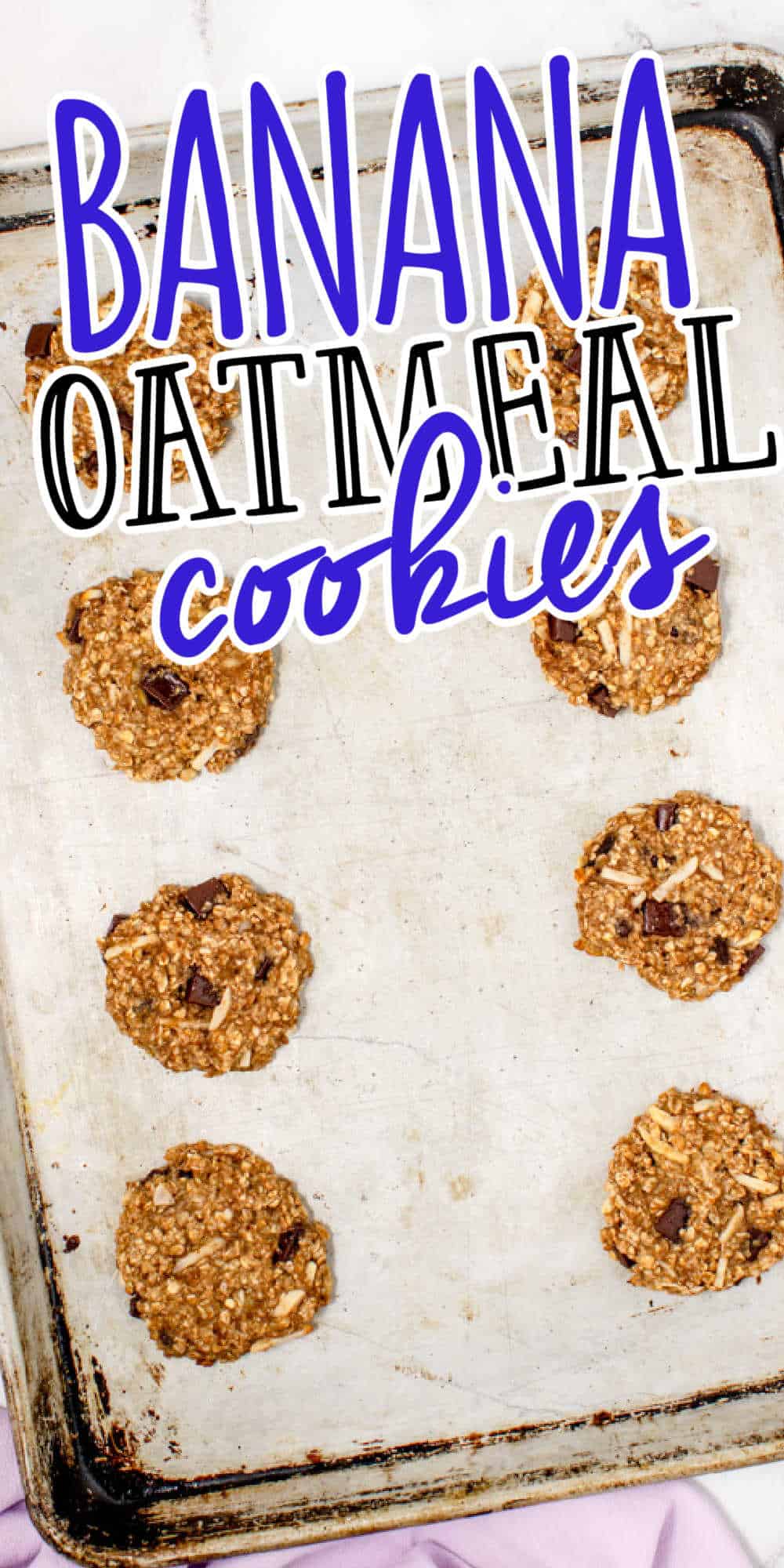 Banana Oatmeal Cookies Recipe ONLY 2 Ingredients!