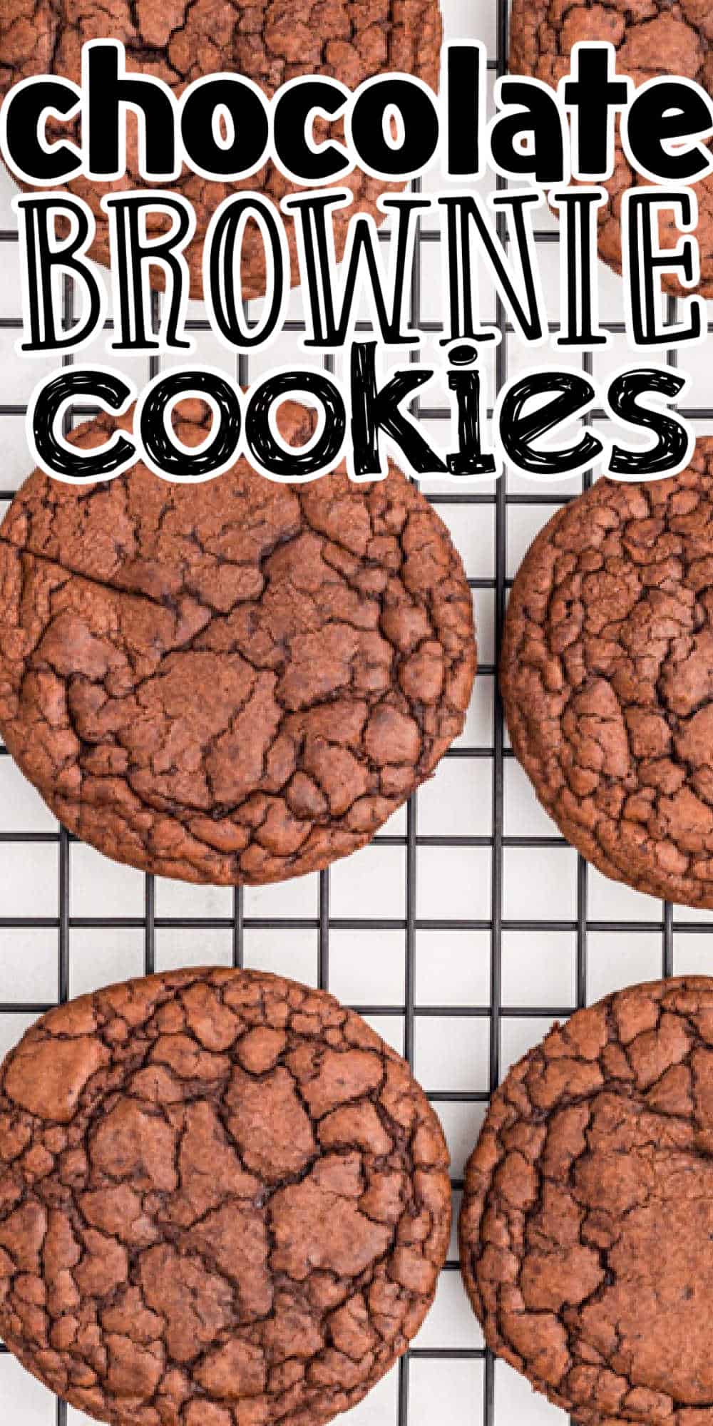 Soft, Chewy & Fudgy Brownie Cookies Recipe
