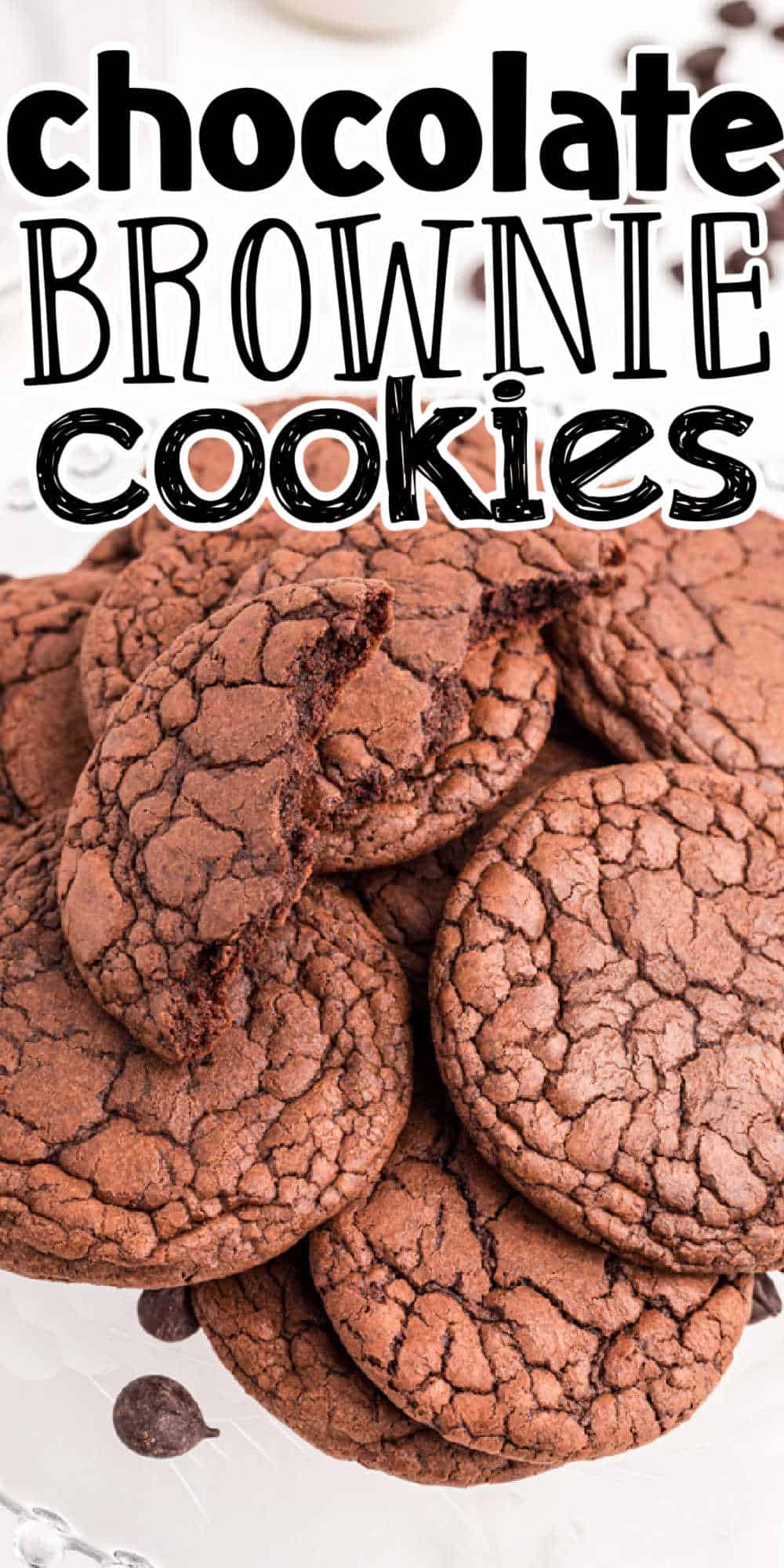 Soft, Chewy & Fudgy Brownie Cookies Recipe