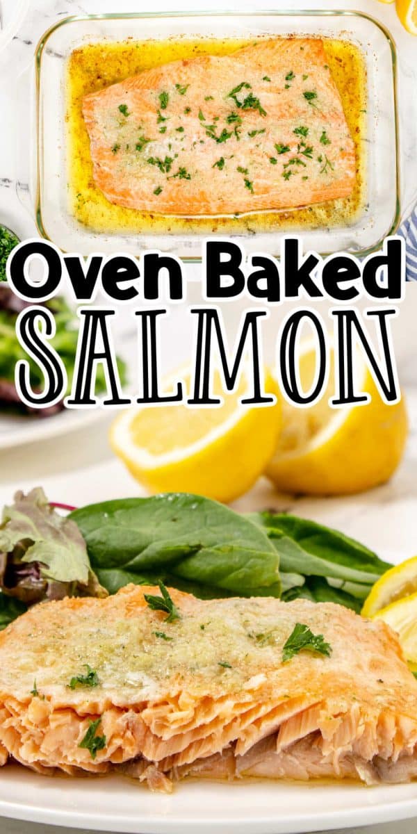 Easy Oven Baked Salmon Recipe - Just 3 ingredients!
