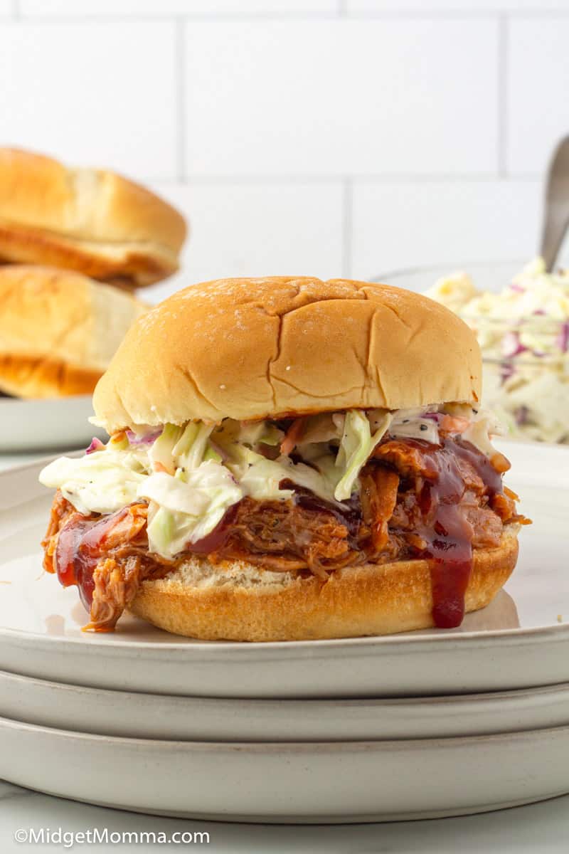 Pulled Pork and Slaw Sandwich