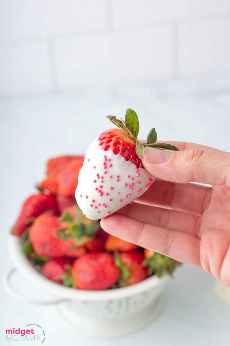 Easy Chocolate Covered Strawberries • MidgetMomma