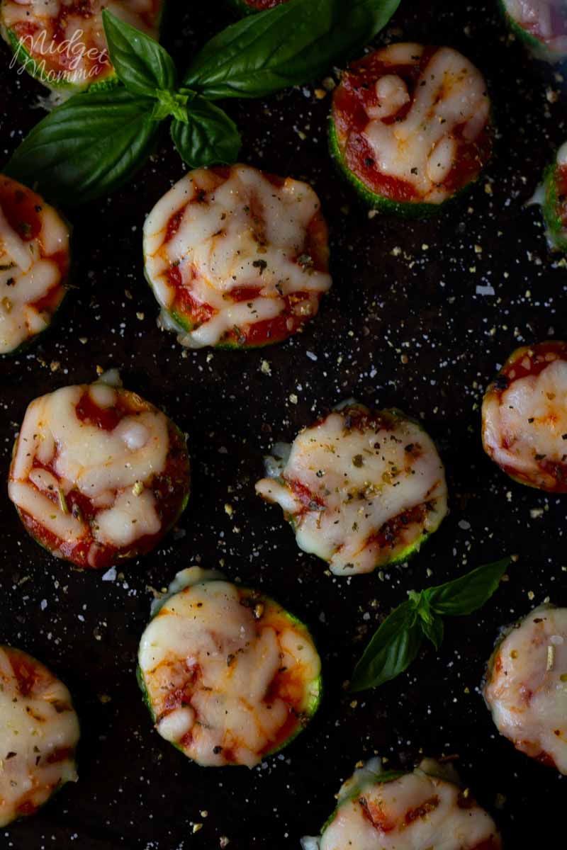 zucchini pizza bites