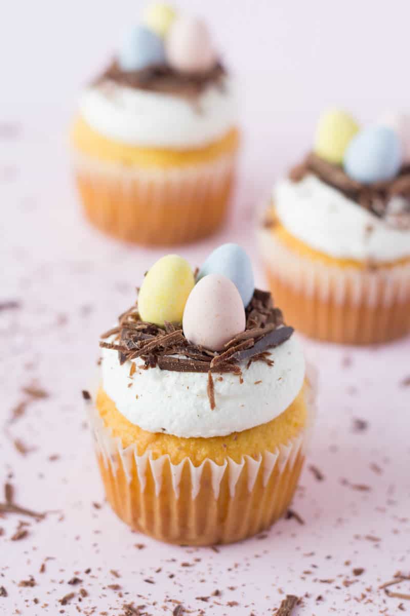 Chocolate Nest Cupcakes