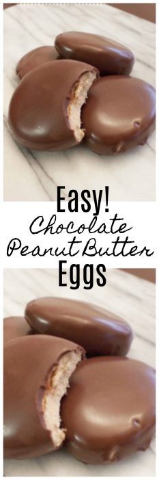 How to Make Easy Chocolate Peanut Butter Eggs (Copycat Recipe)