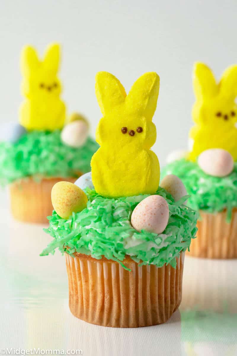 Easter Bunny Peeps Cupcakes